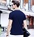 XTAPAN Men's Casual Short Sleeve Slim Fit Polo Golf T Shirt US M 8889 XDark Blue