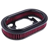 DVPARTS Oval Air Cleaner Filter 34-1066 29025-88 Compatible with Harley Davidson FLT FXR FXD FXST