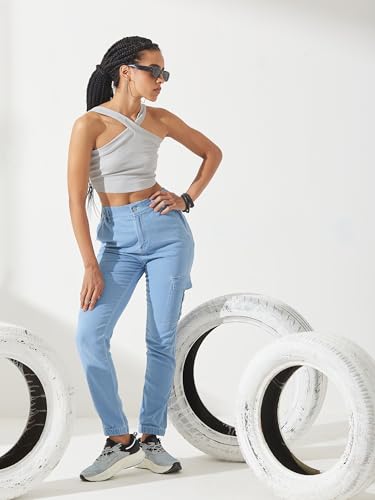 Image of Dolce Crudo Distressed High Rise Skinny Jeans for Women