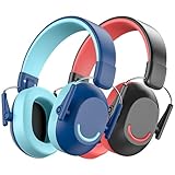 Link Dream Ear Protection Ear Muffs for Kids Toddler Noise Cancelling Reduction SNR 30dB for Show, Concert, Events, Fireworks (Black+Blue)