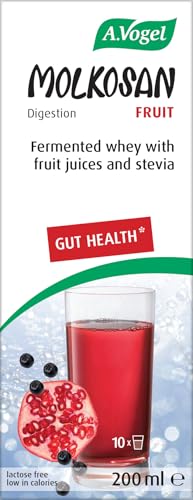 A.Vogel Molkosan Fruit | Source of Calcium which Contributes to the Normal Function of Digestive Enzymes | Suitable for Vegetarians | 200ml