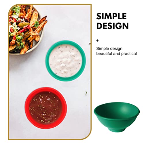 Doitool Gift Containers 4Pcs Mini Silicone Pinch Bowls Prep And Serve Bowls Multicolor Reusable Snack Dish Condiment Bowls For Sauce Nuts Candy Fruits Appetizer Condiment Containers #TOP4