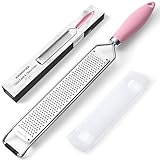 Rainspire Rallador de limón con asa, rosa