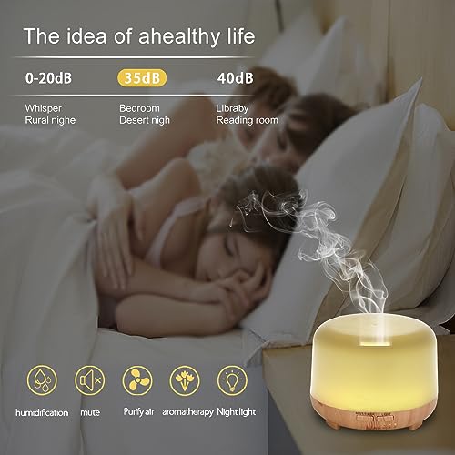 Difusor aromático eléctrico 450ml con control remoto miniatura 2
