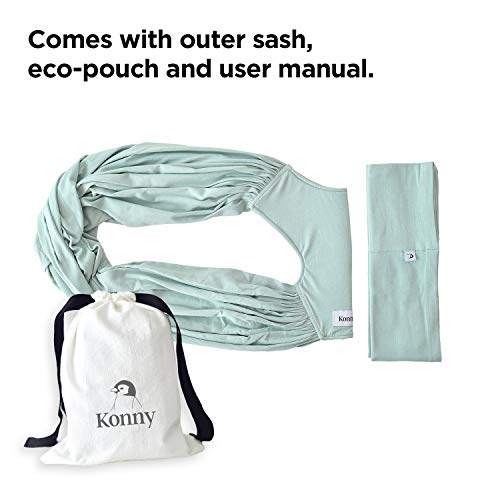 image for Konny Baby Wrap Carrier, Hassle-Free Moisture Wicking and Breathable I