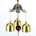 Imagine Mart 5 Layer Wind Chimes for Home Balcony Garden Positive Energy, Home Decor Hanging Long Brass Bells Gifts for Loved Ones 15 Bells