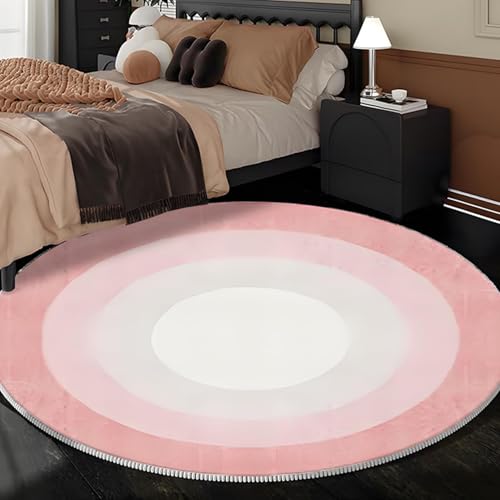 ラグ 円形 おしゃれ 北欧 カーペット ラグマット 花柄7 シャギー 毛足ない 滑り止め付き 掃除易い 床暖房対応 オールシーズン 円形ラグ 丸型 滑り止め付 西海岸 絨毯 160*160cm マット リビング 春夏用 可愛い かわいい 撮影背景 脱衣所