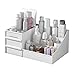 Produktbild SLHP Kosmetik Organizer, Makeup Organizermit Schubladen, Beauty Aufbewahrungsbox von Lippenstift Schmuck (28 x 17 x 13cm, Weiß)