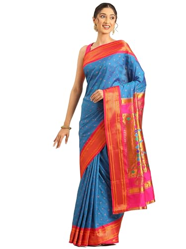 Varkala Silk Sarees paithani silk saree – image 2