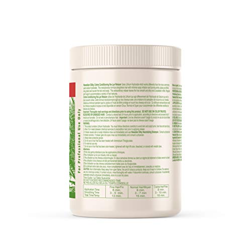 Hawaiian de seda sem relaxer de soda cáustica, super, Branco, 20 onças