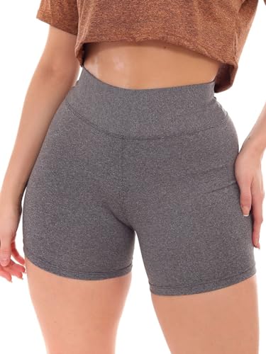 Short Feminino Fitness Com Compressão Suplex Cinza P