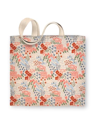 Bolso Tote Bordado para Mujer de Lona con Forro 15x14" miniatura 1