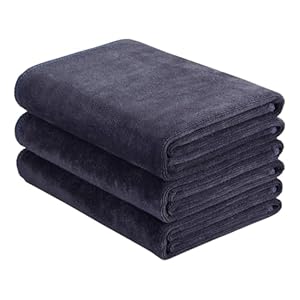 DtgEcd 3 Pack Gym Towel, Ultra-Soft Microfiber Sports Towel For Gym, Yoga, And Fitness, Quick-Dry And Absorbent Sweat Towels For Gym, Perfect For Men And Women