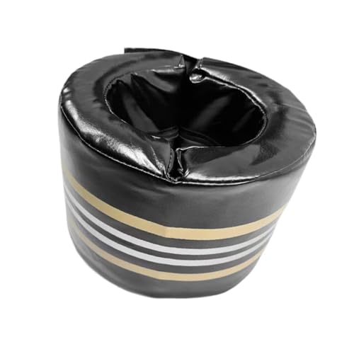 Colaxi Boxing Strike Pads Equipment Comfortable PU Leather Practical Training Gear Professional Kicking Striking Pad Kick Shield, Black