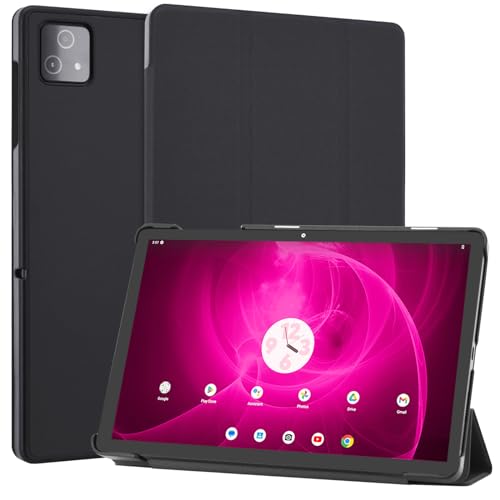 ACdream Case Compatible with T-Mobile Revvl Tab 5G 2023 Released Slim Lightweight Smart Shell Stand Cover with Auto Wake Sleep Feature Black
