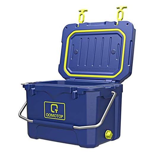 Camping Cooler, 3-Day Ice Retention Cooler, 21-Quart/20L Rotomolded Cooler, 30-Can Capacity(Built-in Bottle Opener, Cup Holder,incl.) Perfect for Camping, Fishing, and Beach Leisure