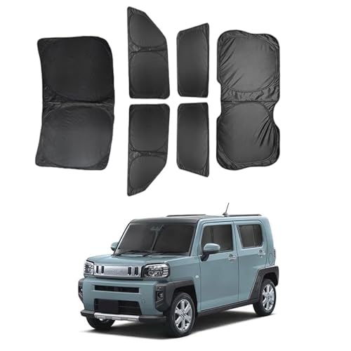 ダイハツ タフト 3代目 LA900S/LA910S型 に適用 サンシェード 遮光シェード プライバシー保護 断熱 仮眠 車窓日よけ 車中泊グッズ 盗難防止 四季兼用 ダイハツ タフト 3代目 2020年〜現行 吸盤不要 取付簡単 露天駐車 日除け フルセ