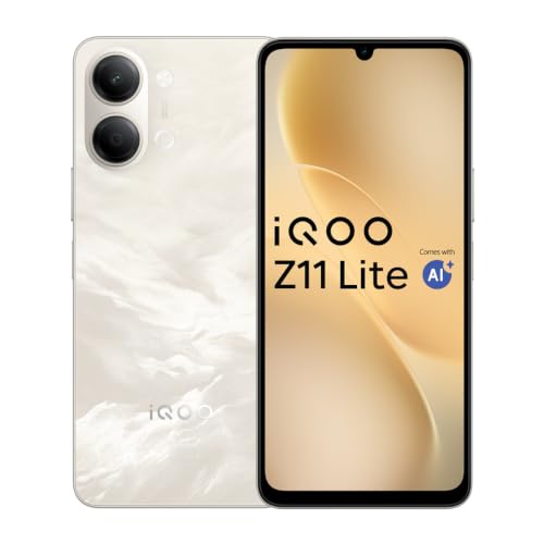 Image of iQOO Z11 Lite 44W 5G (Solar Flame, 6GB RAM, 128GB Storage) | 6500mAh Battery with 44W Fast Charging* | Dimensity 6300 with 579k+ AnTuTu Score* | OriginOS 6.0 with AI Creation* & Private Space*
