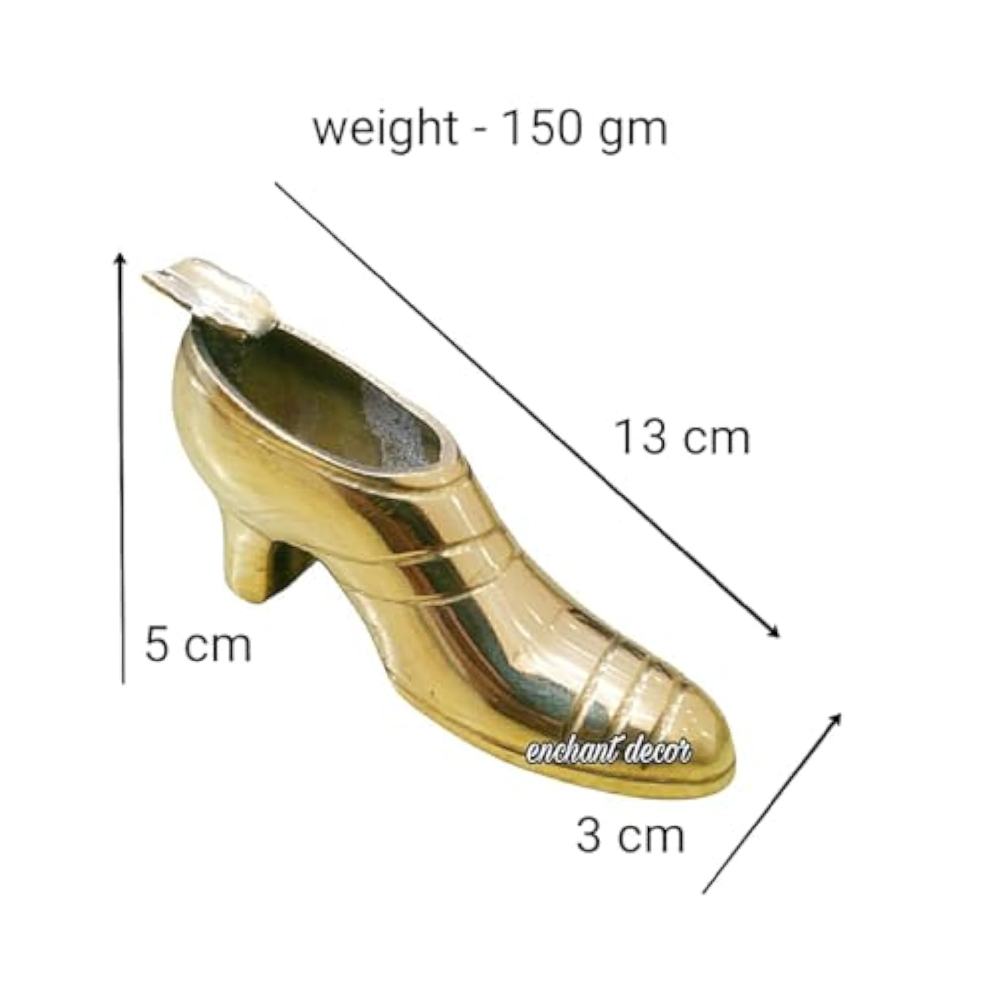 Brass Cigarette Smoking Ashtray, Modern Tabletop