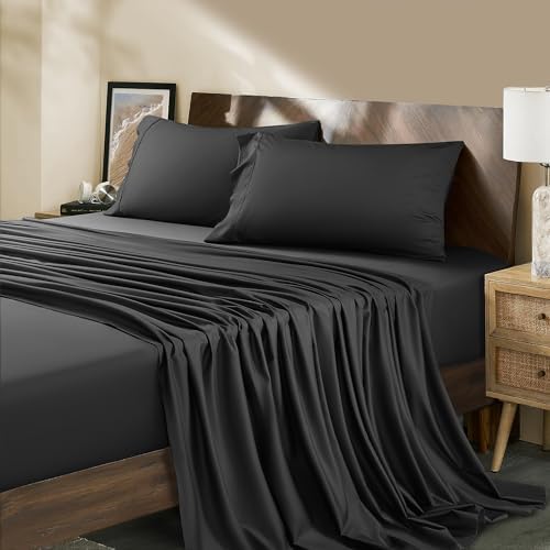 Shilucheng 100 Egyptian Cotton Queen Size Sheets Set