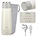 Bear 4-temperature Control Electric Kettle,300ml Portable Travel Fast Boil Kettle with Keep Warm Function and Storage Bag,Single Touch Control,Double Layer 304 Stainless Steel Lining