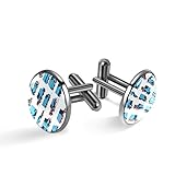 Manschettenknöpfe für Herren Männer,Blauer Auto-LKW klassische Manschettenknöpfe schwarz für Anzug, Hemd, Hochzeit, Geschäft, Geburtstag, Schmuck, Geschenk