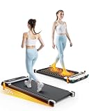 AKLUER Walking Pad with Incline - Dual-Sided 2 in 1 Under Desk Treadmill