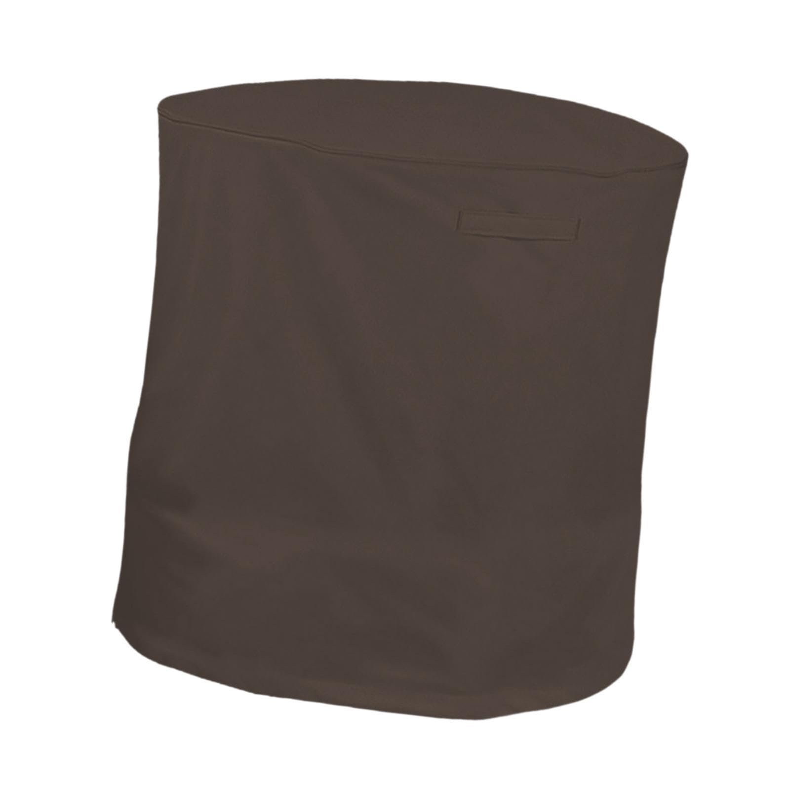 Trituradora de Madera Trituradora Trituradora Cubierta Exterior Portátil Césped Exterior Impermeable Café, Café
