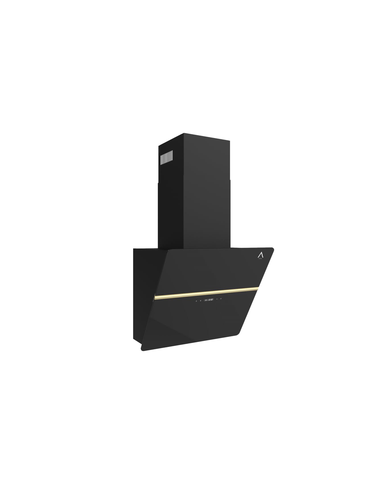 ALPHA Campana decorativa GEA ELITE PRO apertura Motorizada, Cristal Negro.