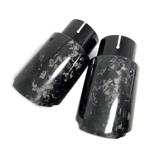 Tuyau d'Échappement Embout Carbone Forgé Style Sport pour Rassemblements Automobiles