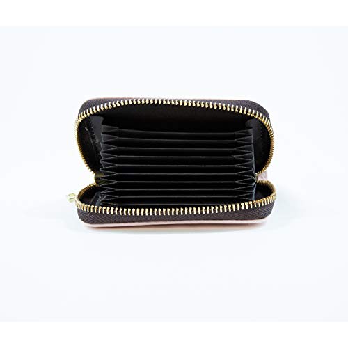 Corgi Card Holder – Corgi Dog Print Travel Wallet – Zipper Wallet Case w/ 11 Card Slots – Pink Card Holder For Men & Women – Great Gift For Dog Mom Or Dog Dad – 4.5” X 3” X 1”3