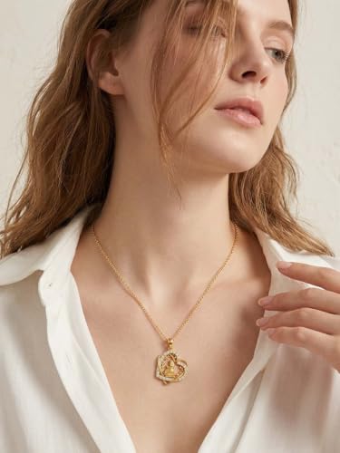 JUSTKIDSTOY Book Lover Necklace Reading Pendant Book Charm 14K Gold Plated — photo 5