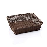 WAS 3140 231 GN 1/1 Polypropylen Systemkörbe, 100 mm Höhe, Dunkelbraun, 12 Stück