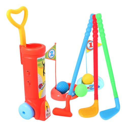 HEMOTON Kleinkinder Golfspielset, Kinder Golfkoffer Spielset Sportspielzeug – Golfschläger Spielzeug für drinnen und draußen für Jungen und Mädchen 2 3 4 5 Jahre alt HEMOTON Kleinkinder Golfspielset, Kinder Golfkoffer Spielset Sportspielzeug – Golfschläger Spielzeug für drinnen und draußen für Jungen und Mädchen 2 3 4 5 Jahre alt