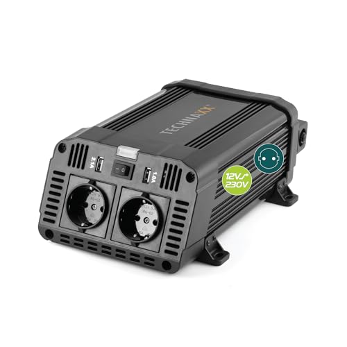 Technaxx 1200w Te16 Adattatore E Invertitore Interno Nero (technaxx Te16 - Dc Til Ac Inverter - 1)