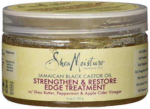 Shea Moisture Jamaican Black Castor Oil Strengthen, Grow & Restore Edge Treatment, 4 Ounce