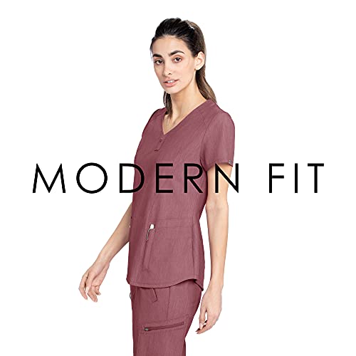 Barco Grey's Anatomy London V-Neck Women's Scrub Top #TOP22