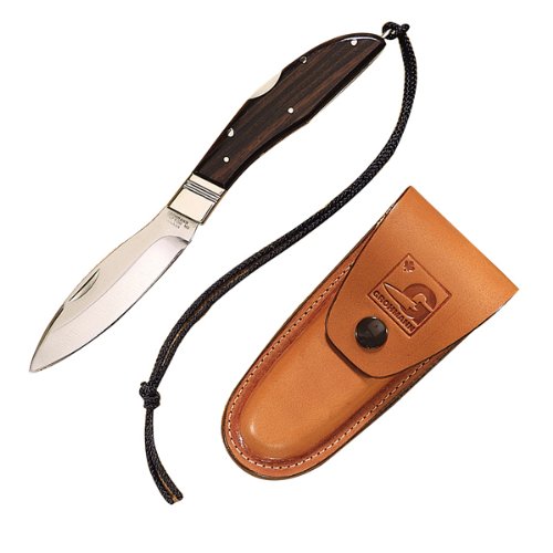 Grohmann Knives D.H.Russell Folding Lockback, Rosewood Handle, Plain