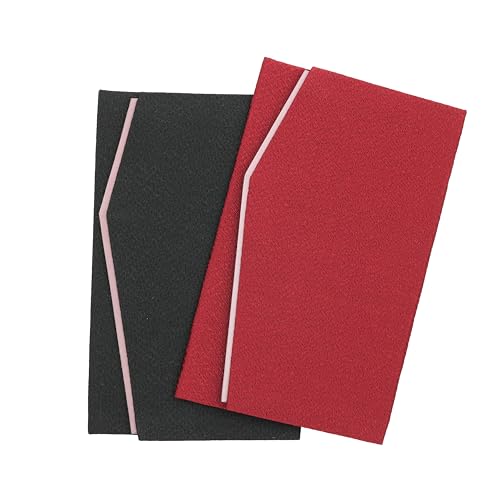 金封 ふくさ 袱紗 高級 日本製 結婚式 香典 慶弔 2枚セット(漆黒&ワイン)