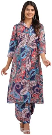 GRECIILOOKS Women's Cotton Blend A-Line Ankle Length Dress