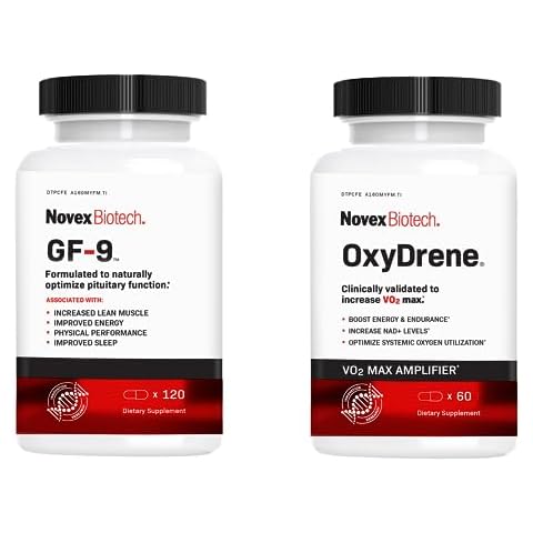 GF-9 and OxyDrene Men’s Performance Stack 30-Day Supply – Boost a Critical Peptide That Supports Energy and Drive, Plus Increase VO2 Max and NAD+ for Enhanced Physical Performance, Energy, & Endurance Cover