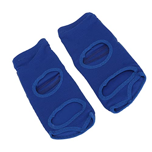 Saluaqui 2pcs Boxing Foot Protector Unisex PU Leather Soft Boxing Sparring Foot Guard, Training Sparring Gear Muay Thai Kung Fu Tae Foot Gear Support for Men Women Kids (M), Wholesale Business