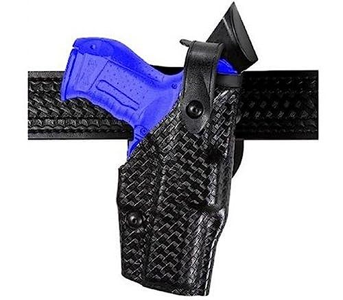 Safariland 6360 ALS/SLS Mid-Ride, Level 3 Retention Duty Holster, Colt 1911 Government, Mid-Ride, Basket Weave Black, Right Hand