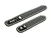 2pcs Glass Nail File Set Nails File and Pocket Travel Manicure File Genuine Czech Crystal Glass in Leather by GERmanikure Solingen