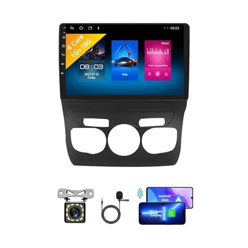 FONALO Android 13 Car Radio For Citroen C4 C4L 2013-2017 Plug and Play 9 Inch IPS Screen Auto Radio GPS Navigation Bluetooth Head Unit Supports Steering Wheel Control Full (Color : C7 1+16G)