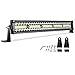 LED Light Bar 22'' DWVO 300W Straight Triple Row 20000LM Upgrade Chipset Led Work Light for Off Road Driving Fog Lamp Marine Boating IP68 WATERPROOF Spot & Flood Combo Beam Light Bars, 2-Yr Warranty