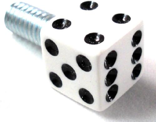 Real Dice "White" Air Cleaner Bolt for Harley Twin Cam Models