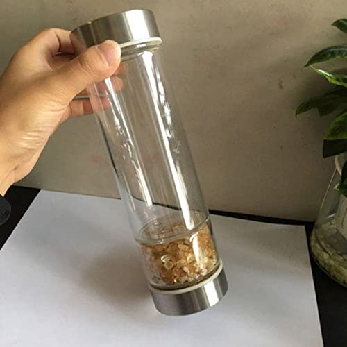 Bouteille d'eau élixir de cristal de quartz naturel thé pour eau de gemme - 7