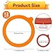 12-Pack Replacement Silicone Jar Gaskets, 4.5