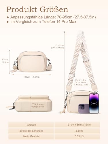 Image of Clear Bag For Stadium Events, Clear Purse for Women Stadium Approved Crossbody Bags, Bag for Concerts Sports Events Festivals